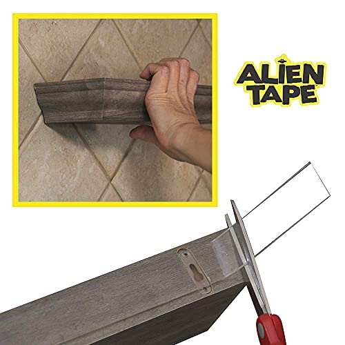 ALIEN TAPE Heavy Duty Double Sided Tape, Nano Tape, Feet Clear Adhesive Tape for Poster Photo Wall Decor As Seen on TV, (1 Roll - 7 Feet)