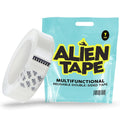 ALIEN TAPE Heavy Duty Double Sided Tape, Nano Tape, Feet Clear Adhesive Tape for Poster Photo Wall Decor As Seen on TV, (1 Roll - 7 Feet)