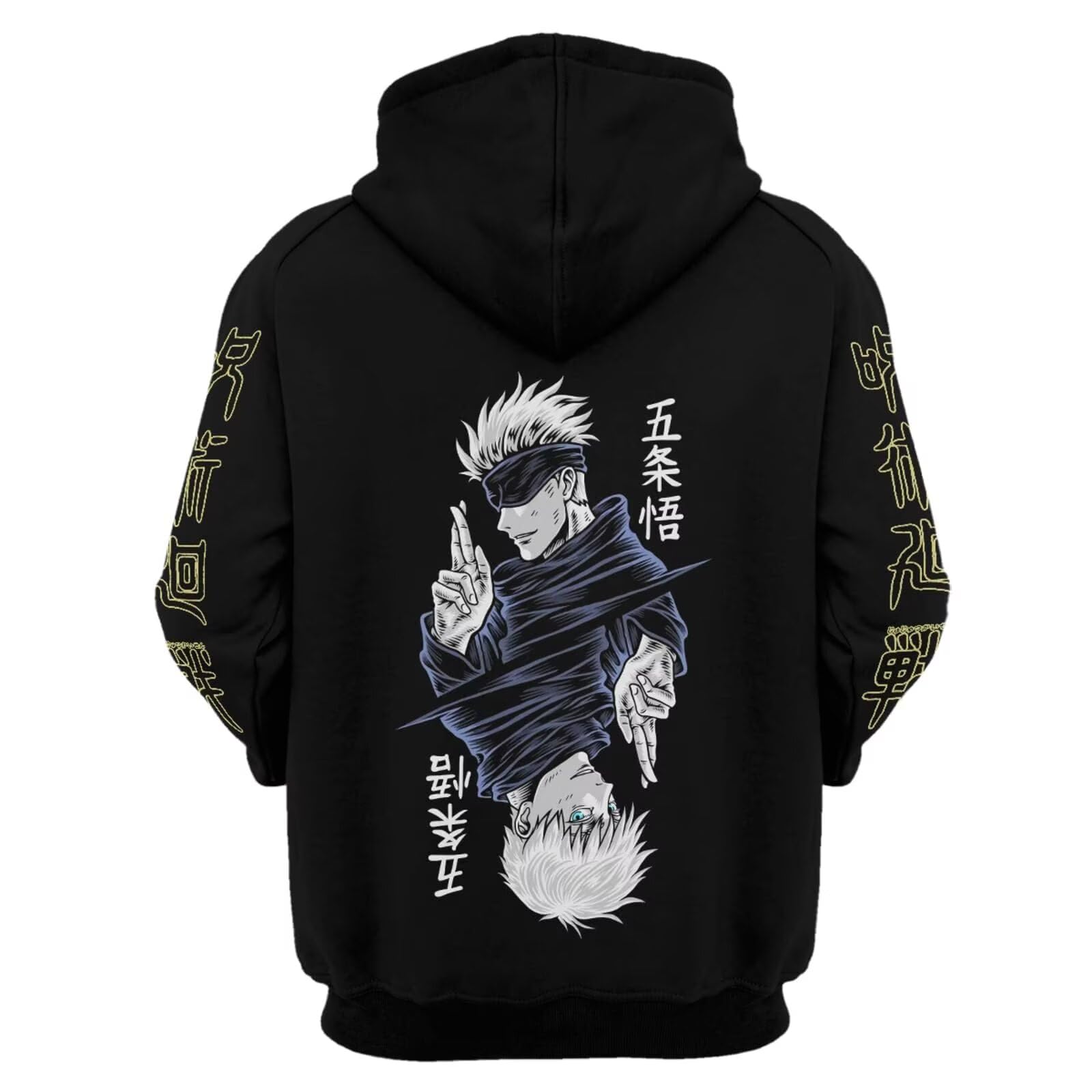 Gojo Satoru Hoodie Costume Cosplay Sweatshirt Sweater 3D Novelty Hooded Pullover for Men Women