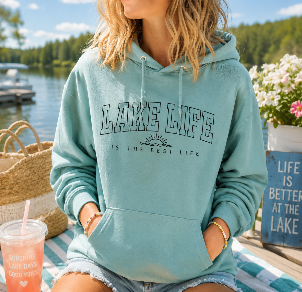 Lake Life is The Best Life Hoodie