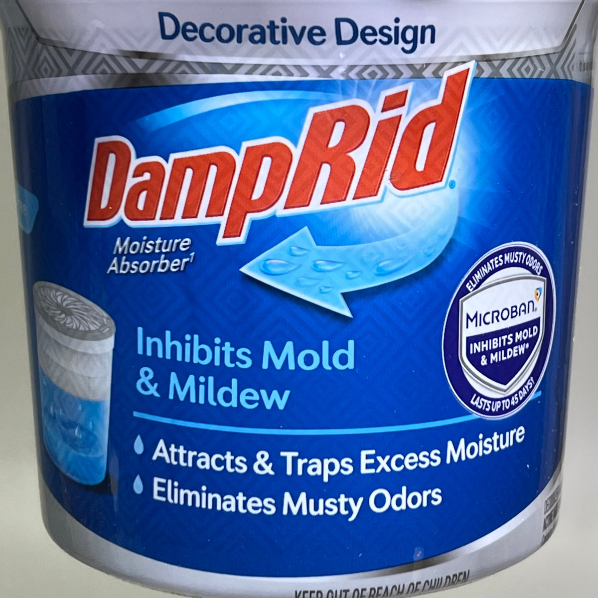 DAMPRID (4 PACK) Moisture Absorber: Inhibits Mold & Mildew 10.5 oz
