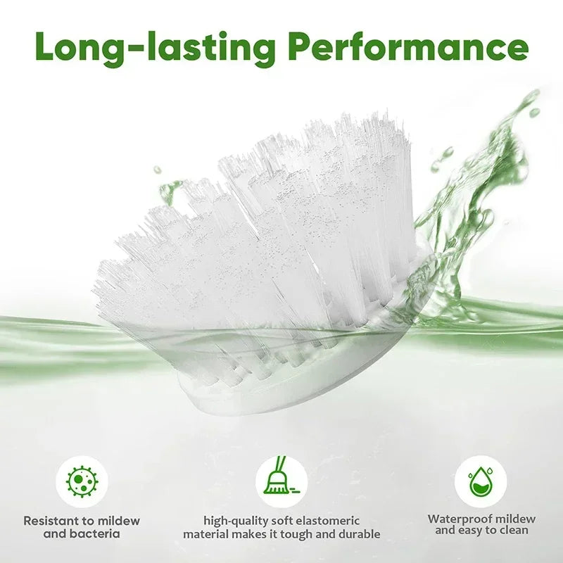 🧽 Cordless Electric Spin Scrubber – Rechargeable Cleaning Brush with 5 Heads